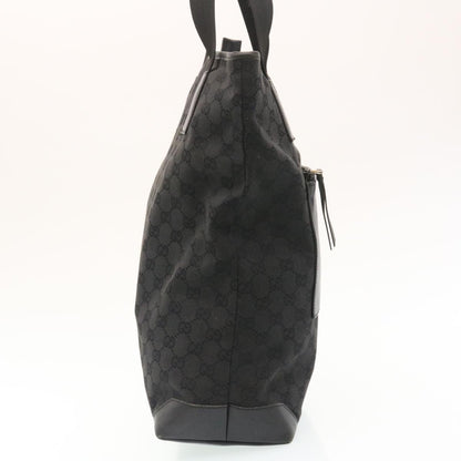 GUCCI GG Canvas Tote Bag Black  am2078g