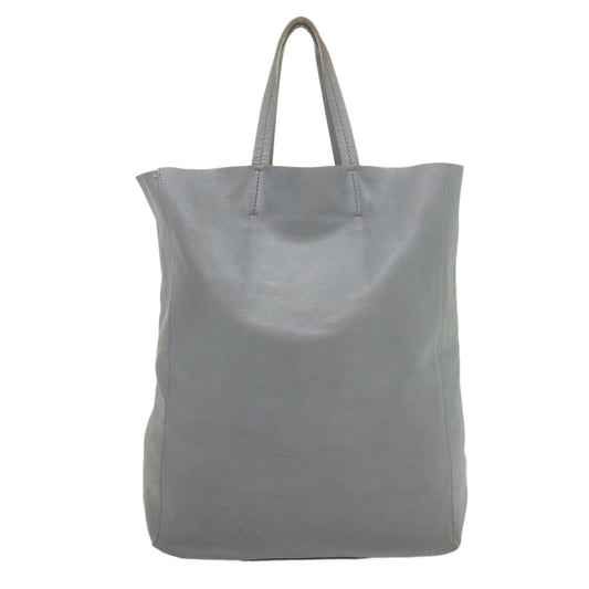 Celine Tote Bag Leather Gray  am2387g