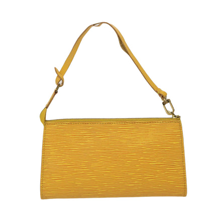 LOUIS VUITTON Epi Pochette Accessoires Pouch Yellow M52989 LV Auth am2512g