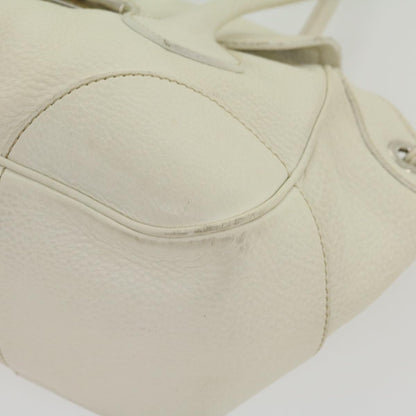 Prada Tote Bag Leather White  am2648g