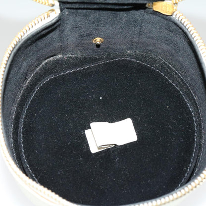 CHANEL Accessory Case Caviar Skin White CC   am2700gA