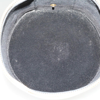 CHANEL Accessory Case Caviar Skin White CC   am2700gA
