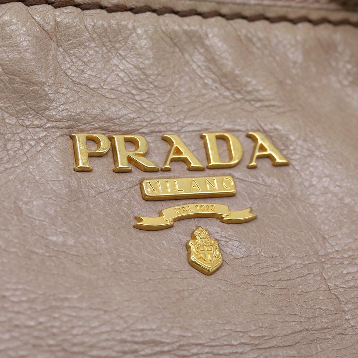 Prada Shoulder Bag Leather Pink  am2771g