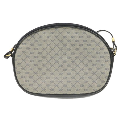 GUCCI Micro small GG Canvas Shoulder Bag PVC Leather Blue  am286g