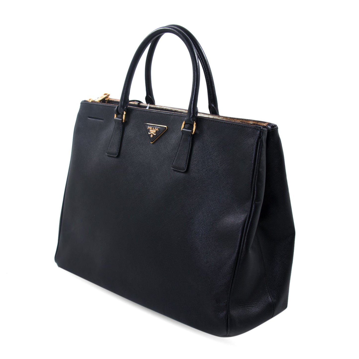 Prada Extra Large Lux Galleria Double Zip Tote