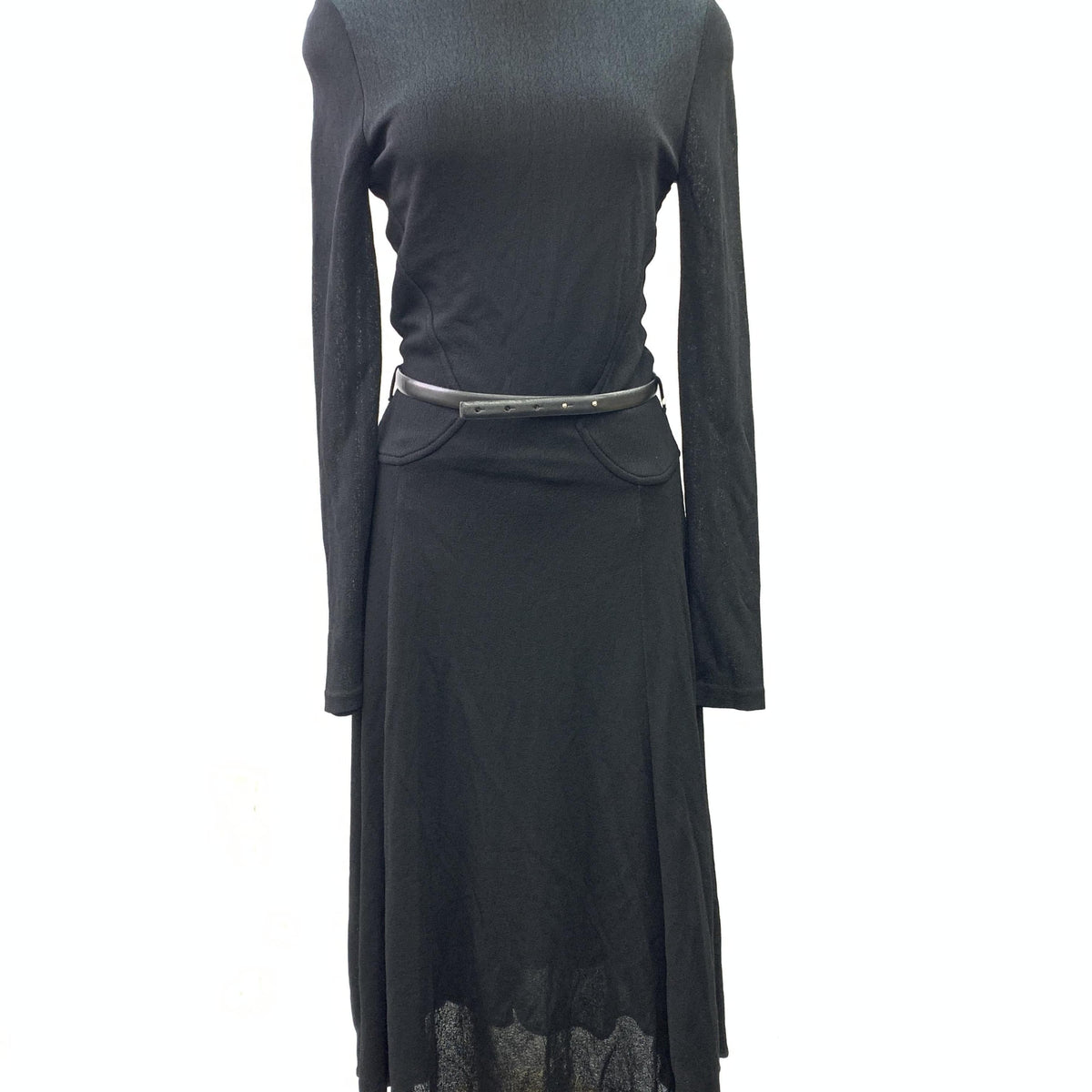 Gucci Black Long Sleeve Midi Dress C326729