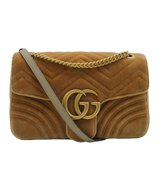 Velvet Gucci Marmont Crossbody Bag REC1506