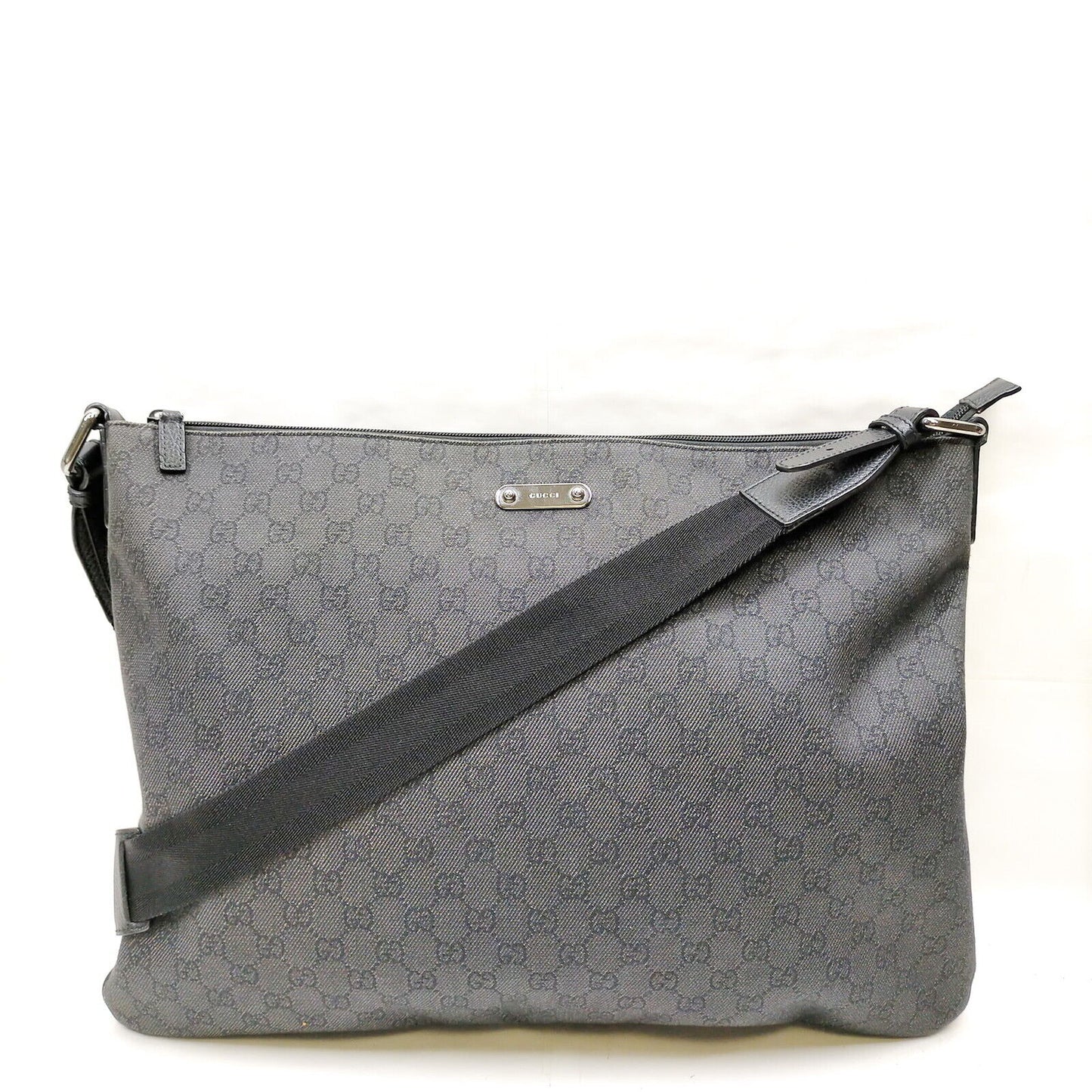 Gucci Black Canvas Crossbody Bag