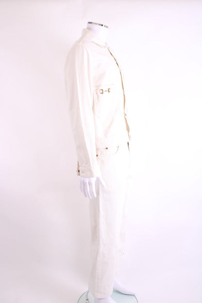 Gucci Denim Co-ord Cream M