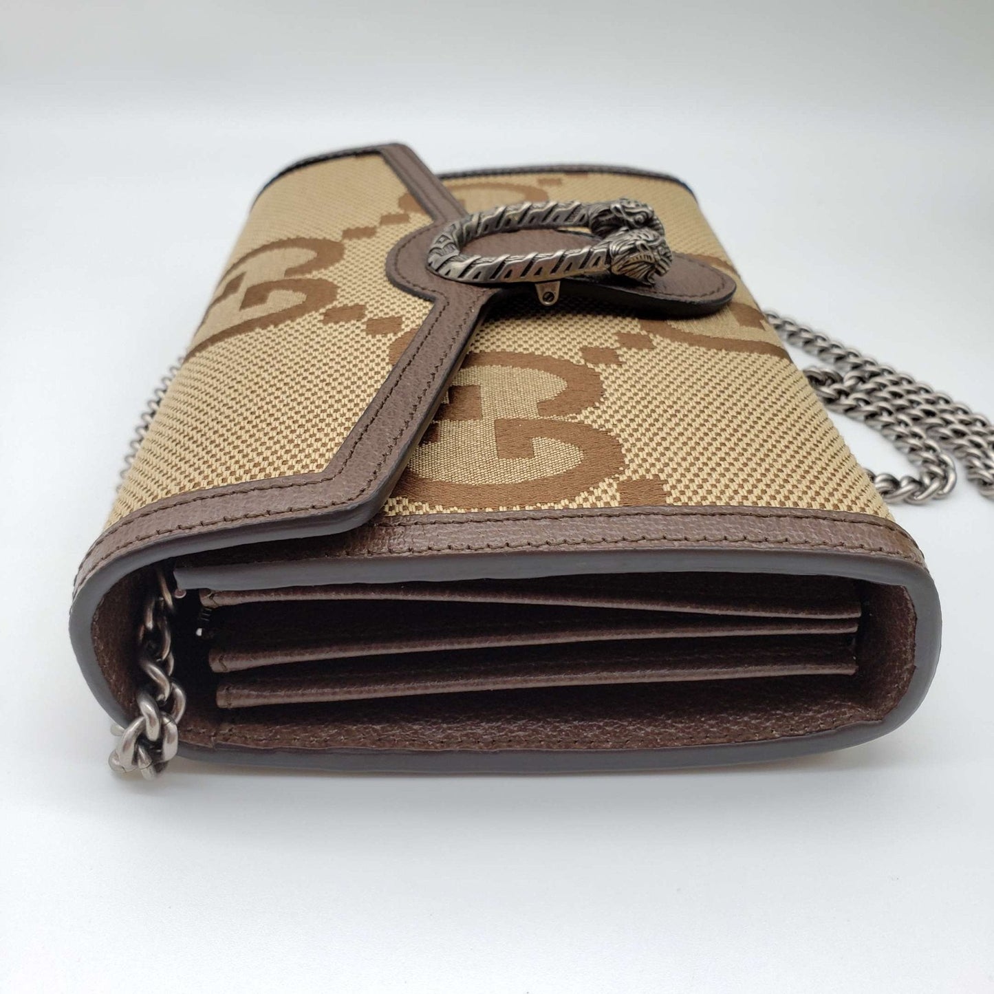 Gucci Dionysus Jumbo GG Wallet on Chain Crossbody Bag