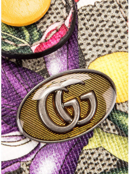 GG Supreme Monogram Flora Ophidia Airpod Case Beige