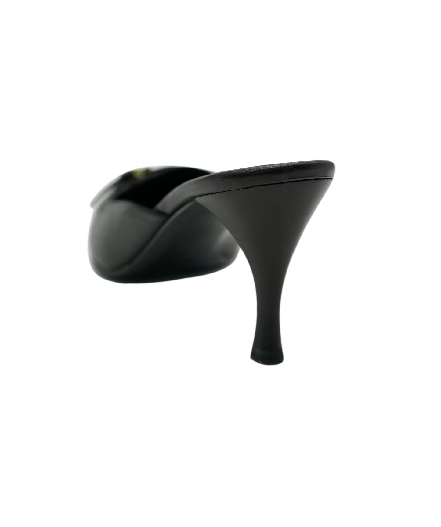 Gucci Leather Black Court Heels  ALC1756