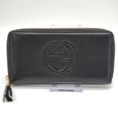 Gucci GG Leather Zippy Wallet