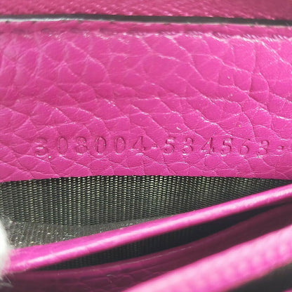 Gucci GG Leather Zippy Wallet