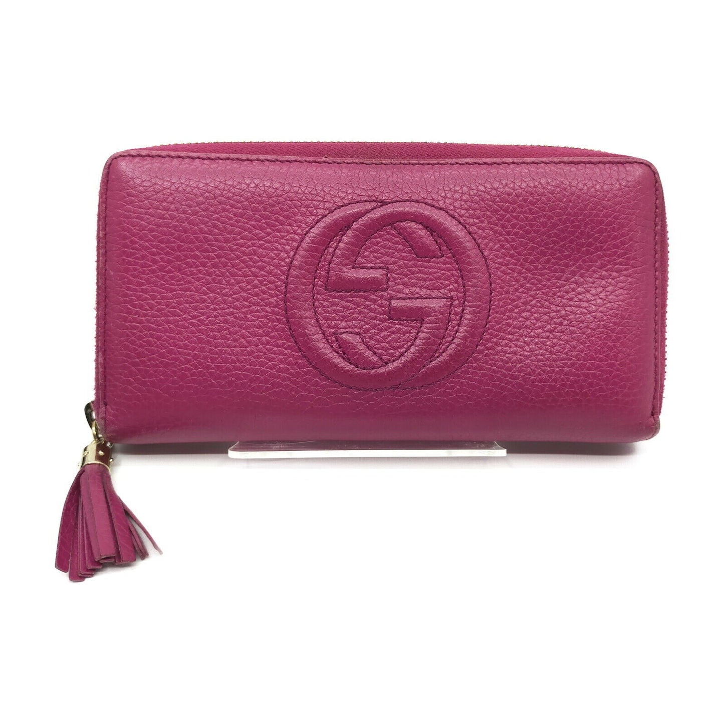 Gucci GG Leather Zippy Wallet