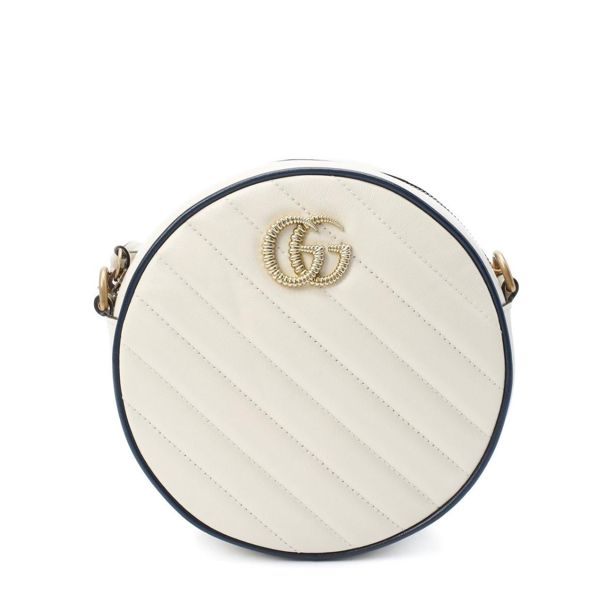 Gucci-GG Marmont Round Shoulder Bag - Runway Catalog