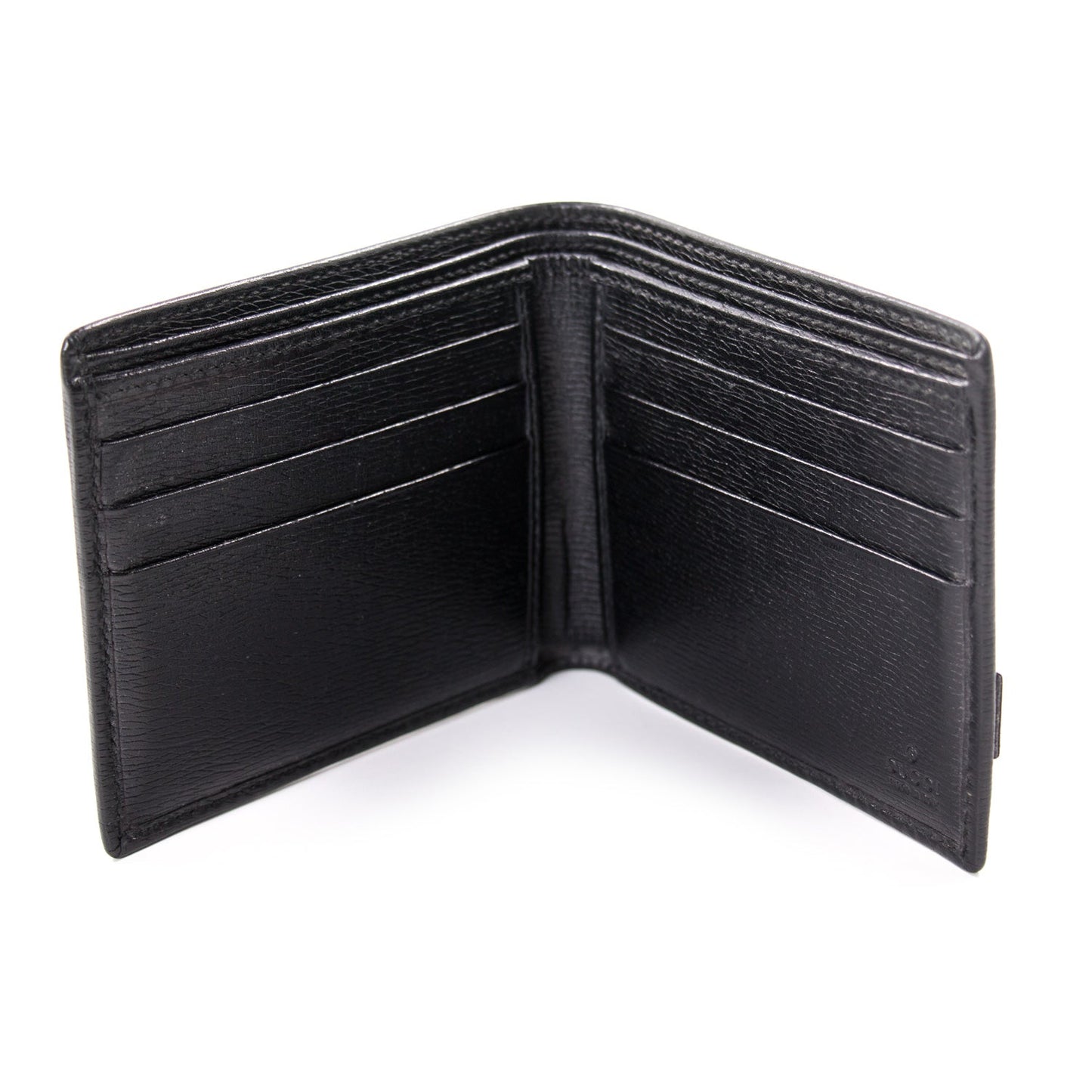 Gucci Men Leather Bi-Fold Wallet