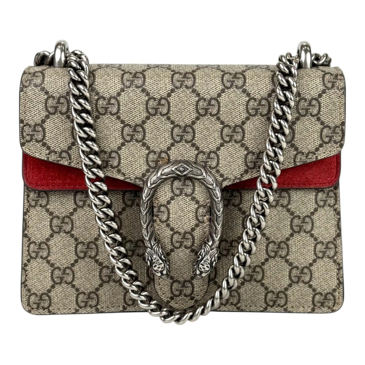 Gucci Dionysus Mini GG Canvas & Suede Bag