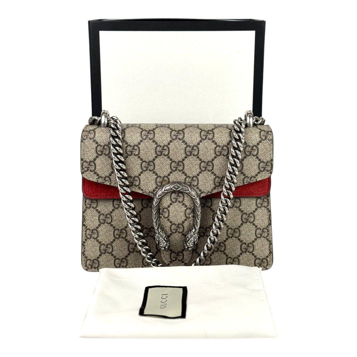Gucci Dionysus Mini GG Canvas & Suede Bag