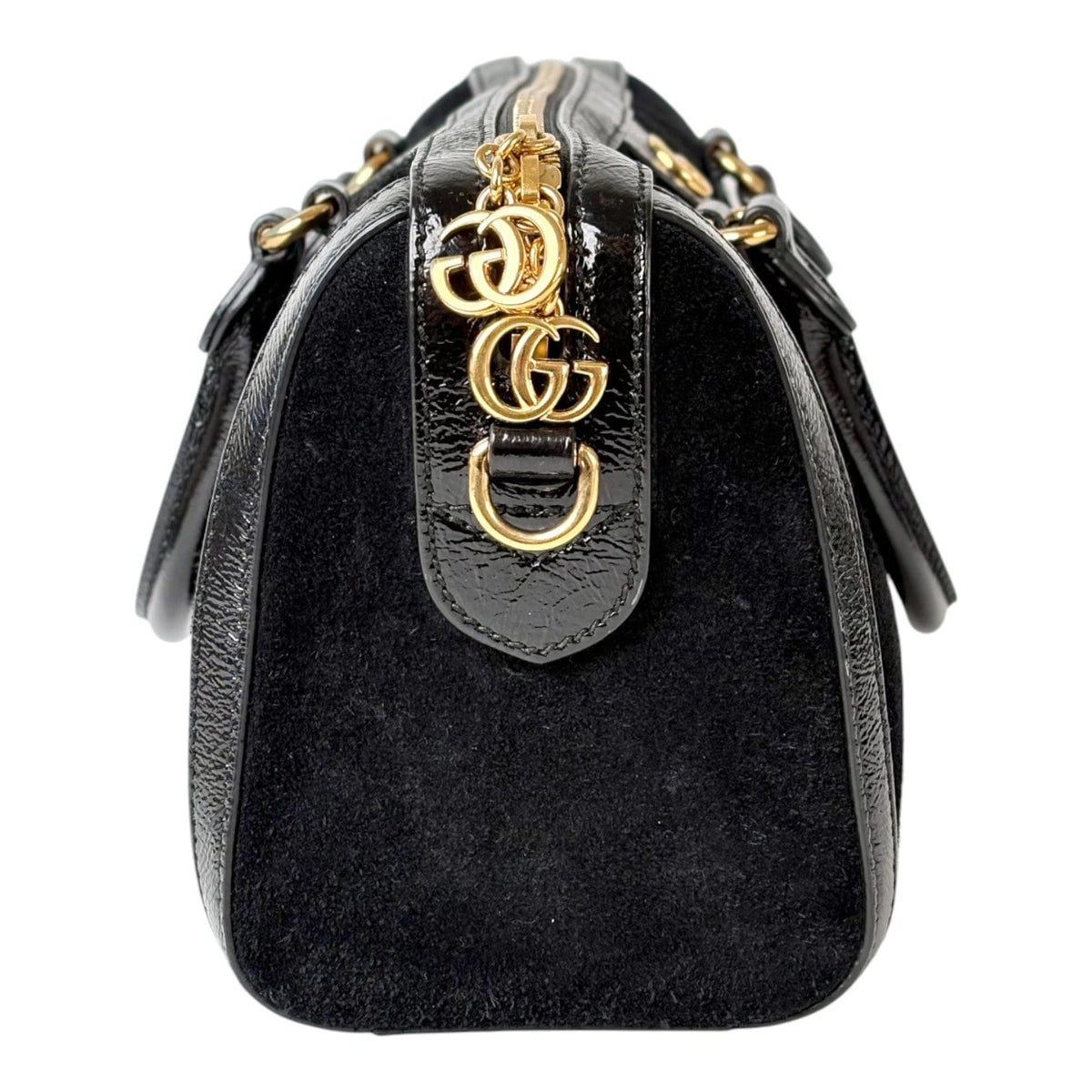 Gucci GG Medium Ophidia Suede Shoulder Bag