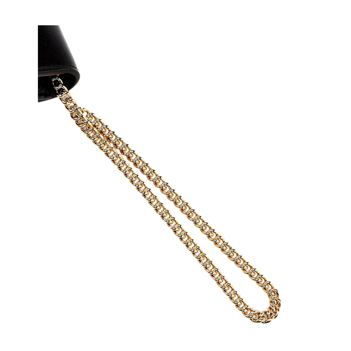 Gucci Horsebit 1955 Black Leather Chain Wristlet 614381
