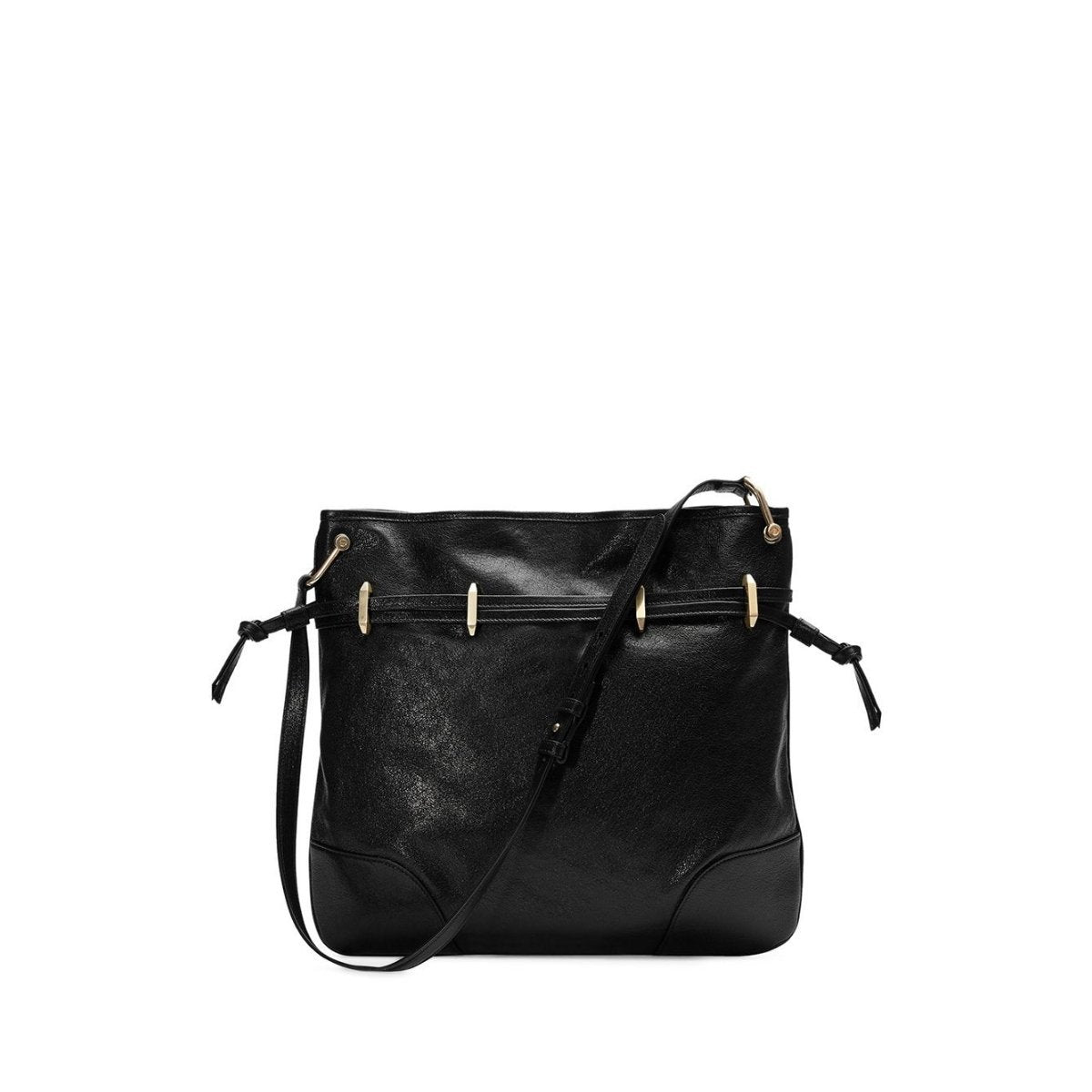Horsebit Messenger Leather Bag