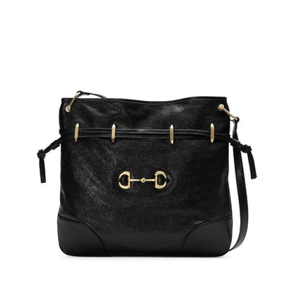 Gucci-Horsebit Messenger Leather Bag - Runway Catalog