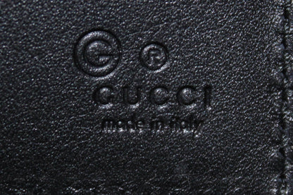 Gucci Men's Microguccissima Black Leather Bifold Wallet 260987