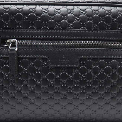 Gucci Mens Microguccissima Black Toiletry Bag 419775
