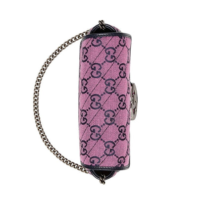 Pink GG Marmont Pink Super Mini Bag
