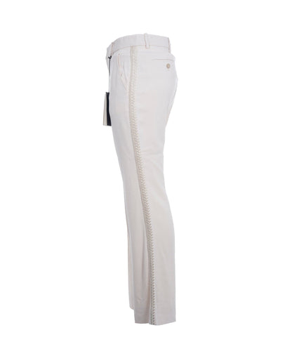 Gucci Cream Lace Detailed Trousers  ALC2686
