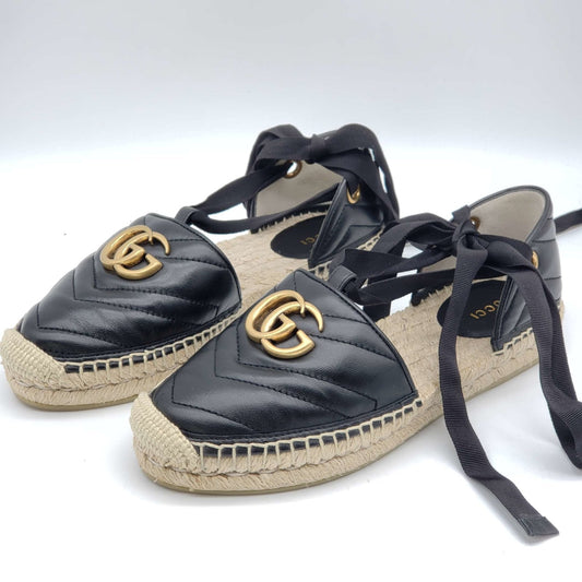 Gucci Sandals GG Marmont Espadrille Shoes