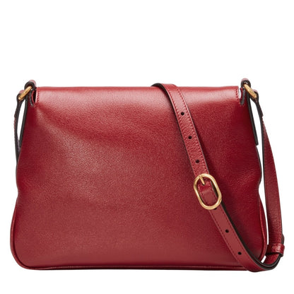 Small Messenger with Double GG Bag in Red
