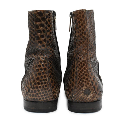 Gucci Snakeskin Boots - Men's 7