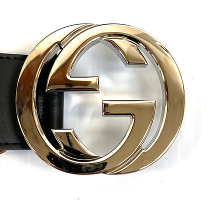 Gucci Green & Red Web Belt with G Buckle