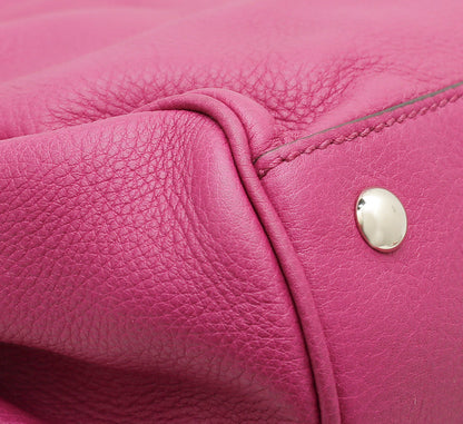 Gucci Fuchsia Bamboo Shopper Tote Bag