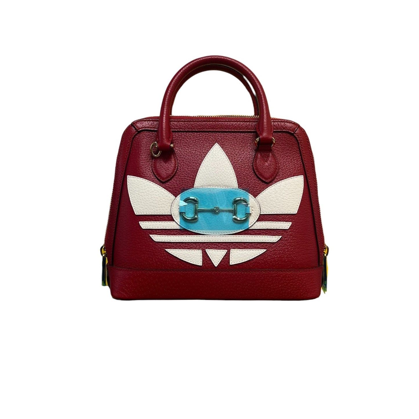 Gucci X Adidas Horsebit 1955 Web Trefoil Mini Dollar Calfskin Red White GHW