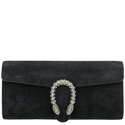 Gucci Black Velvet Dionysus Clutch