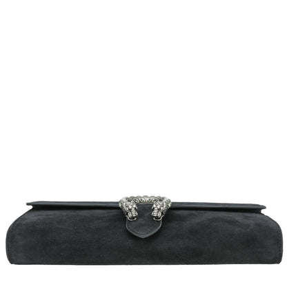 Gucci Black Velvet Dionysus Clutch