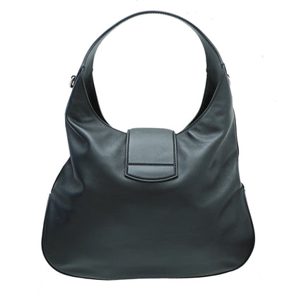 Gucci Black Dionysus Web Hobo Medium Bag