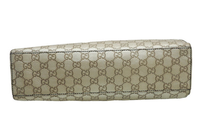 Gucci Champagne GG Guccissima Emily Large Bag