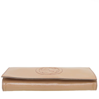 Gucci Nude Soho Tassel Clutch