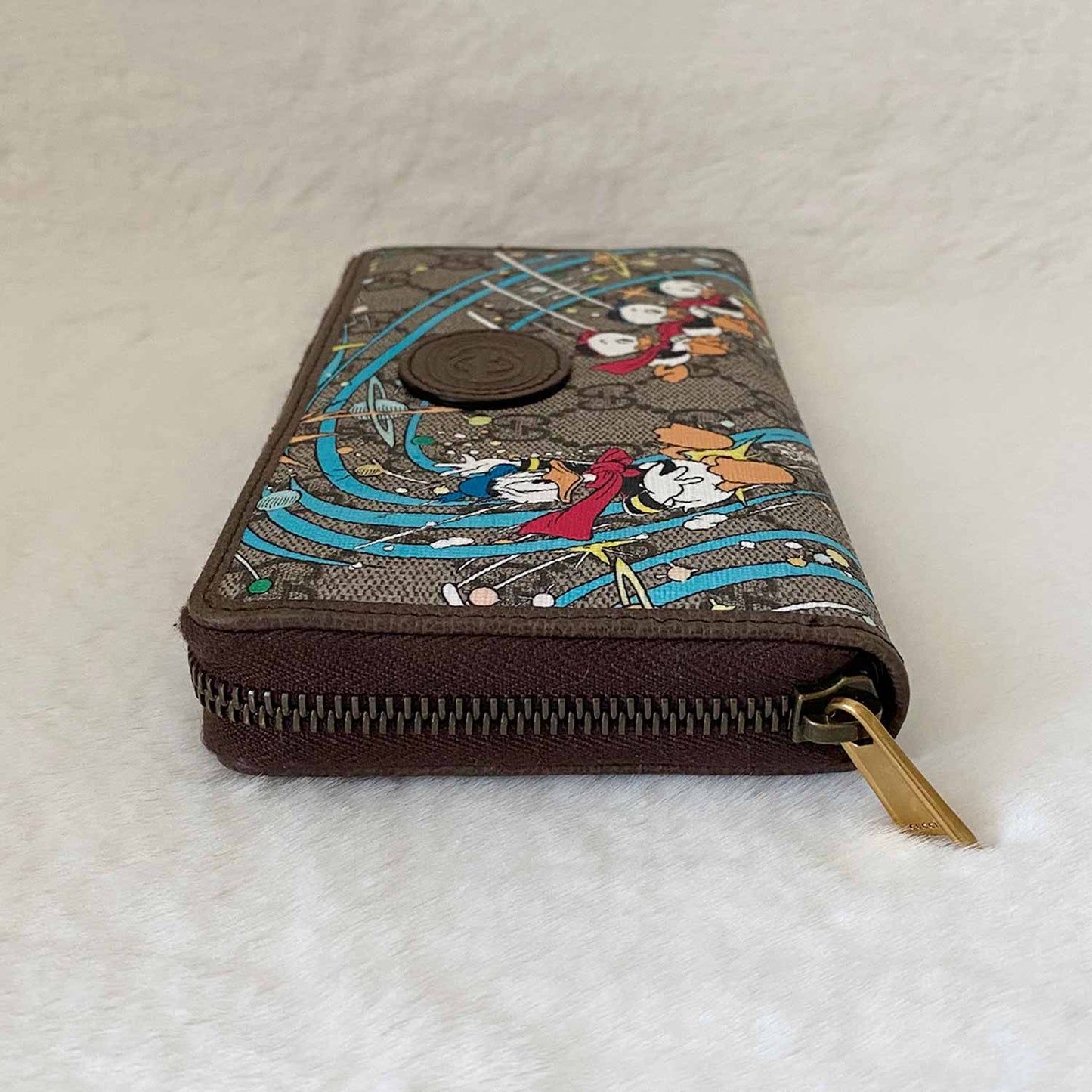 Gucci Limited Edition Disney Donald Duck Continental Wallet