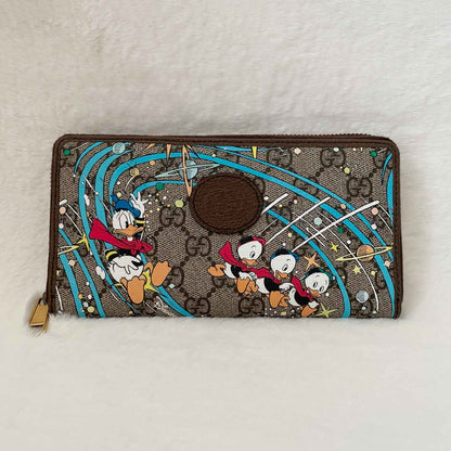 Gucci Limited Edition Disney Donald Duck Continental Wallet