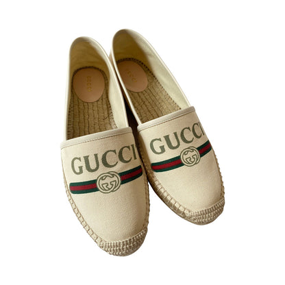 Gucci Web Graphic Print Espadrilles