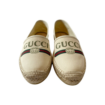 Gucci Web Graphic Print Espadrilles