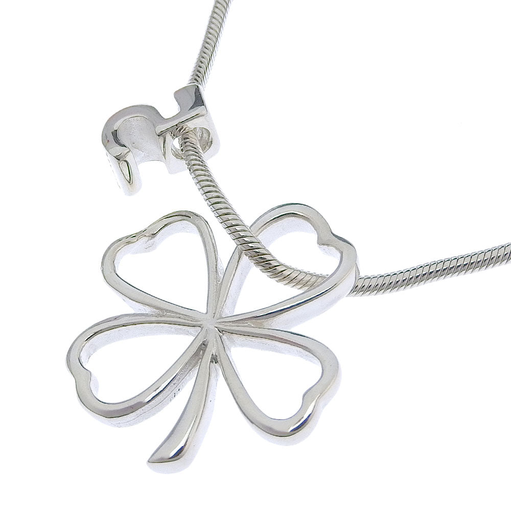 Chanel Clover No.5 Icon Necklace Silver925