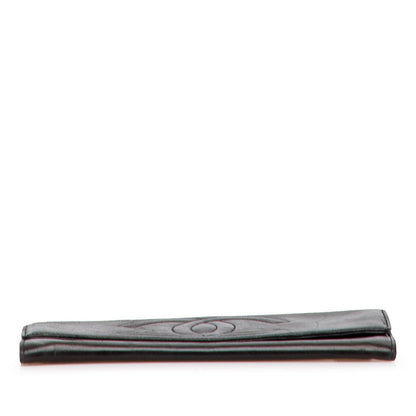 Chanel Coco Mark Calfskin Long Wallet