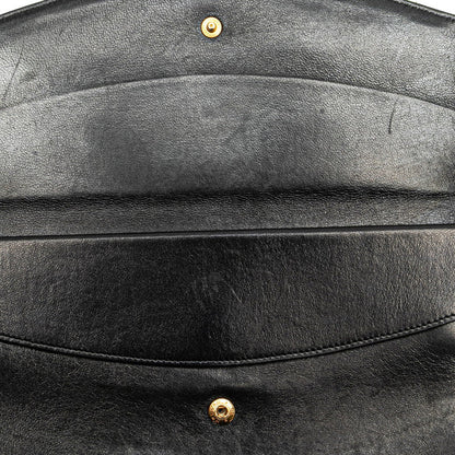 Chanel Coco Mark Calfskin Long Wallet