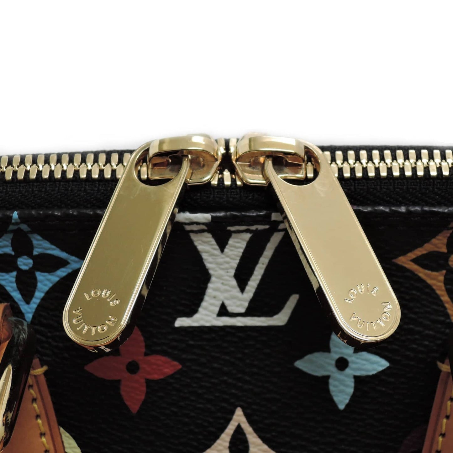 Louis Vuitton Alma PM Black Multicolor Monogram Canvas